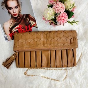 Clutch/Crossbody Purse Gold Chain